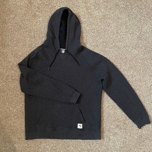 Men’s Dark Grey Quilted Puma Golf Hoodie Size Large